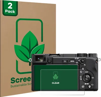 Produktbild von 2x ScreenLeaf Schutzfolie für Sony Alpha 6400 / 6400A Displayschutz Display Schutz Folie Klar Transparent