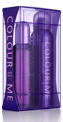 Produktbild von COLOUR ME Purple Damenduft - 100ml Eau de Parfum & 150ml Körperspray -