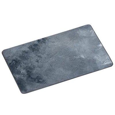 Zdjęcie produktu dla Szklana deska do krojenia Kesper z motywem czarnego betonu 38 x 28,5 x 0,7 cm