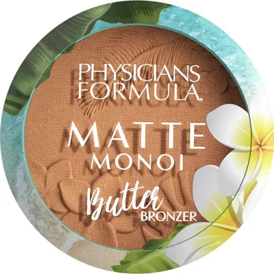 Produktbild von Physicians Formula Mattierender Butter Bronzer - Monoi Matte Bräunungspuder Deep, 9g, Perfekte Mattierung für einen natürlichen Look