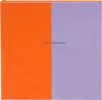 Produktbild von Goldbuch Fotoalbum Coloration orange/flieder 30x31 cm 60 Seiten Kunstdruckpapier