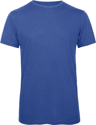 Produktbild von B&C TM055 | Herren Triblend T-Shirt /langlebig, flexibel und faltenfrei - Farbe: Heather Royal Blue - Größe: S