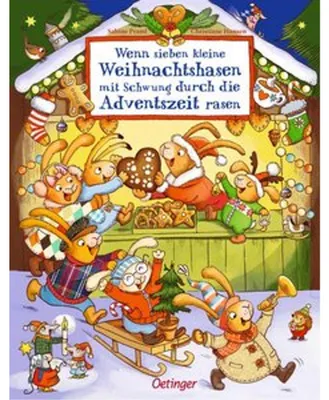 Obrázok produktu pre Wenn sieben kleine Weihnachtshasen mit Schwung durch die Adventszeit rasen