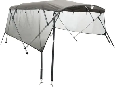 Produktbild von 3-Bow Bimini-Top mit Mesh-Seitenteilen 183x(137-152)x137 cm