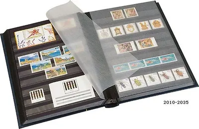 Produktbild von PRINZ 2035.3 Classic Einsteckbuch 64 schwarze Seiten blau