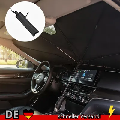 Produktbild von Auto-Windschutzscheiben-Sonnenschutz Faltbarer Regenschirm Abdeckung für die
