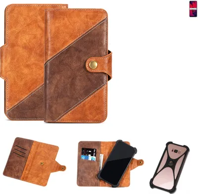 Produktbild von K-S-Trade Handy-Hülle Schutz-Hülle Bookstyle Case Wallet-Case kompatibel mit Huawei P20 Pro Dual-SIM Handy Cover Bumper Kantenschutz Smartphone