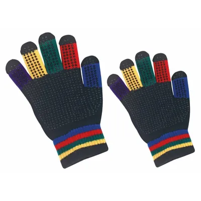 Produktbild von Reithandschuh Magic Grippy Regenbogen Kinder