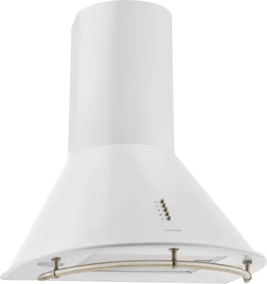 Produktbild von Klarstein Lumio Neo - Retro Dunstabzugshaube, Wandabzugshaube, 60 cm breit, , Abluft/Umluft, 3 Leistungstufen, max. Abluftleistung: 610 m³/h, Edelstahl, weiß