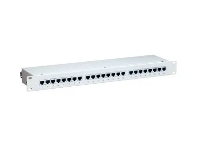Immagine prodotto di Pannello patch schermato Cat.6 a 16 porte di Equip, grigio chiaro
