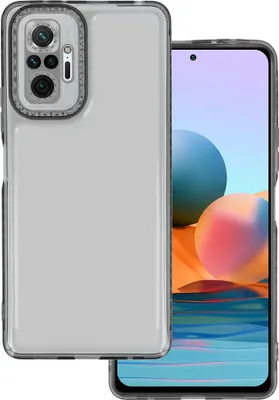 Produktbild von Crystal Diamond Hülle für Xiaomi Redmi Note 10 Pro - Schwarz KP26819