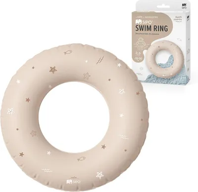 Imagen del producto de Flotador inflable, 50 cm, color rosa, para niños que están aprendiendo a nadar