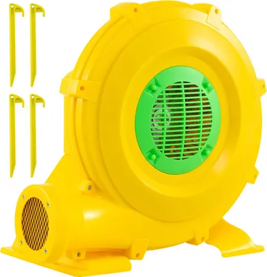 Zdjęcie produktu dla Dmuchawa COSTWAY 850W do dmuchanego zamku, dmuchawa z uchwytem i kotwicą do podłoża, dmuchawa do nadmuchiwanych zabawek