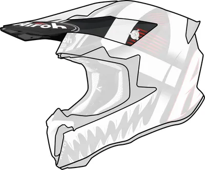 Zdjęcie produktu dla Czołowa osłona kasku Airoh Twist 2.0 Mask, matowa