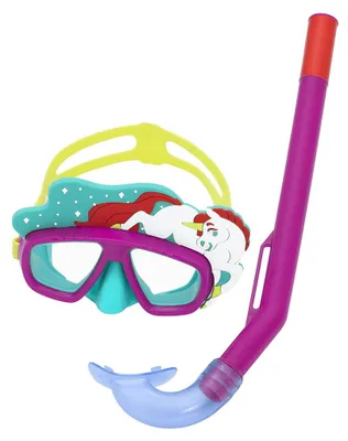 Zdjęcie produktu dla Bestway 24059 Zestaw do snorkelingu dla dzieci, jednorożec, różowy