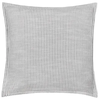 Produktbild von Yard - gestreift - Kissenhülle "Truro" wendbar RV3481 (45 cm x 45 cm) (Grau)