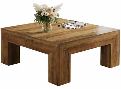Immagine prodotto di Tavolino HOGA-RY0337, 94,4 x 94,4 x 49,7 cm, marrone