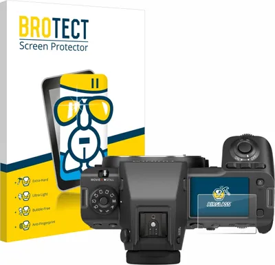 Produktbild von BROTECT Schutzglas für Fujifilm GFX100 II (Schulterdisplay) Schutzfolie Panzer Folie Glas Display Schutz klar