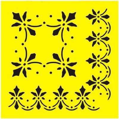 Image de Mixed Media Schablone STENCIL für Decoupage Scrapbooking 16x16, Dekore