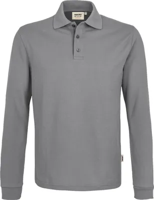 Produktbild von HAKRO Longsleeve-Poloshirt Mikralinar® 815, titan, M