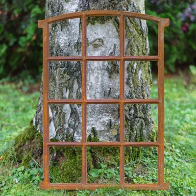 Produktbild von Stallfenster Scheunenfenster Fenster 12 Felder Eisen 78cm Rost Antik-Stil