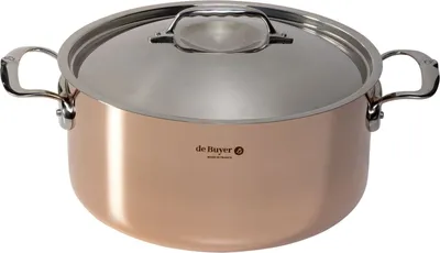 Produktbild von De Buyer Prima Matera Bratentopf Kupfer/Edels. 28 cm induktion