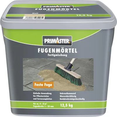 Produktbild von Primaster Fugenmörtel 1 - 30 mm 12,5 kg hell