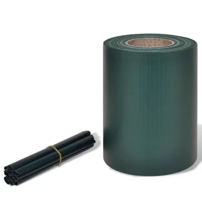 Zdjęcie produktu dla Osłona na ogrodzenie ogrodowe, PVC, 70x0,19 m, zielona