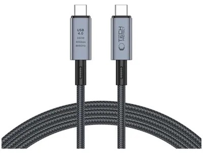 Zdjęcie produktu dla Tech-Protect Ultraboost Max Usb 4.0 8K 40Gbps Type-C Cable Pd240W 200Cm Grey