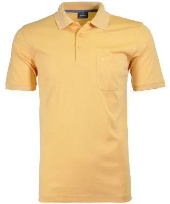 Ragman H-Polo Polo Soft-Knit uni in gelb