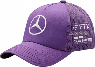 Produktbild von Cap Mercedes Hamilton Team Trucker Cap Lila,