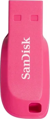 Image de SanDisk Cruzer Blade 16GB, 16 Go, USB type A, 2.0, sans capuchon, 2,5 g, rose