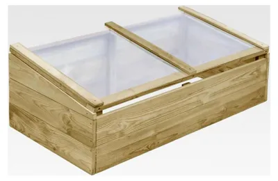 Produktbild von Gewächshaus aus imprägniertem Kiefernholz 100 x 50 x 35 cm für Garten, Terrasse und Außenbereich