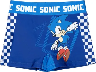 Immagine prodotto di Pantaloncini da bagno Sonic blu scuro - 4 anni