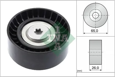 Produktbild von INA 532 0748 10 Umlenkrolle Keilrippenriemen für BMW 5 Touring (F11) 1 Schrägheck (F20) 3 Touring (F31) 5 Limousine (F10) 3 Limousine (F30, F80)