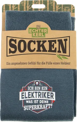 Produktbild von History & Heraldry Herren Socken - Echter Kerl Socken - Elektriker