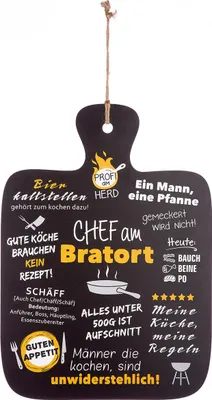 Produktbild von Gilde MDF Hänger "Chef am Bratort" VE 6