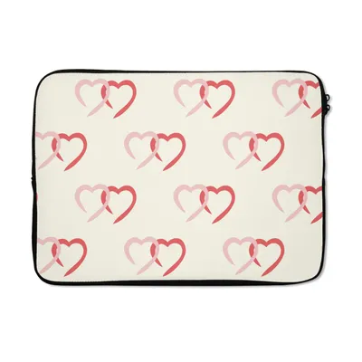 Produktbild von MuchoWow® Laptop Hülle 13 Zoll Valentinsgeschenk - Liebe - Muster Laptoptasche - Laptophülle - Sleeve - Rundumschutz