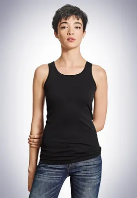 Produktbild von Schiesser Damen Top - Berta Gr. 36  schwarz