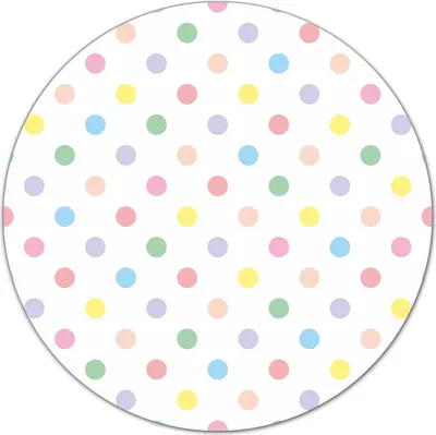 Produktbild von Glas-Herdabdeckplatte Glaskeramikkochfeld-Abdeckung Schneideplatten - 40 cm - Pastell Punktemuster