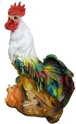 Image de Coq Figure grandeur nature Décoration Statues Jardin Décoration Figures 52cm nouveau