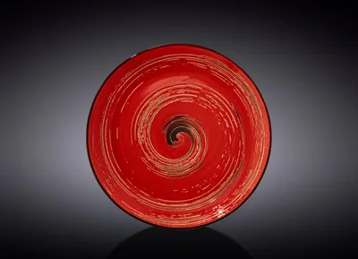 Zdjęcie produktu dla Wilmax talerz obiadowy, 20 cm, czerwony, porcelana, WL-669212/A