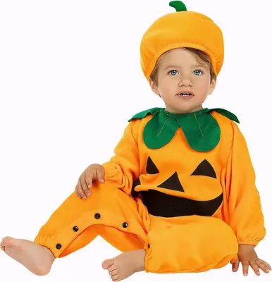Produktbild von Kürbis Kostüm für Babys Kindergröße: 86-92
