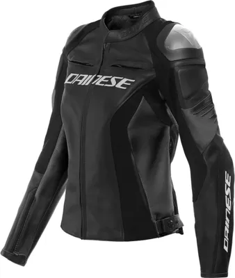 Image de Blouson en cuir Dainese Racing 4 perforé pour femme, noir, 52