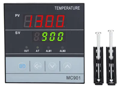 Immagine prodotto di Regolatore di temperatura digitale PID, tipo K ad alta sensibilità per pannello integrato 85 ~ 265 V