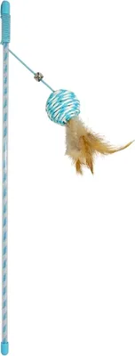 Produktbild von Duvoplus Cat Toy Spielangel Catchy Papierball - blau