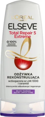 Zdjęcie produktu dla L'Oréal Elseve Odżywka do Włosów 200ml Total Repair Odbudowa i Regeneracja