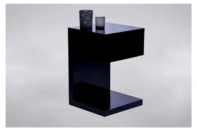 Produktbild von Beistelltisch Dina in Schwarz, B/H/T = 40x60x40cm
