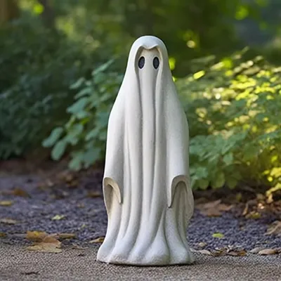 Immagine prodotto di Statua fantasma di Halloween, statua fantasma in resina, statua fantasma di Halloween, statua fantasma da giardino, decorazione da tavolo