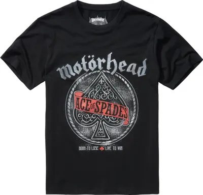 Zdjęcie produktu dla Męska koszulka Brandit Motörhead Ace of Spade T-Shirt, czarna – rozmiar M